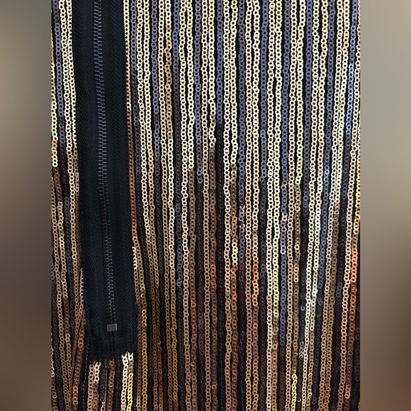 Trina by Trina Turk sequin dress (black & gold) - Picture 4 of 5